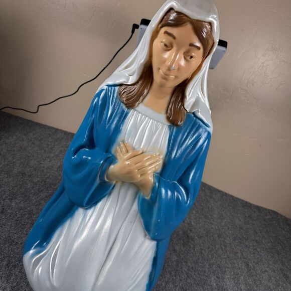 general foam Other - Vintage Blow Mold General Foam Plastics Mary From Nativity ~ Christmas 27”